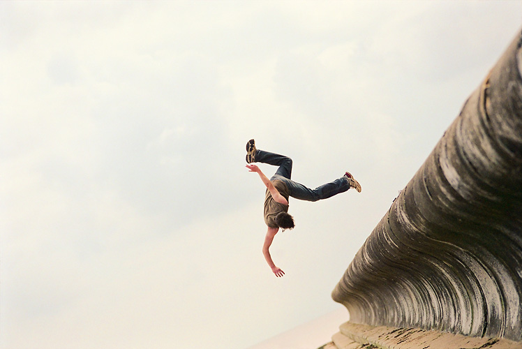 Free runner/le parkour, Broadstairs, Kent - finalist in the 'Mercury Rising' competition